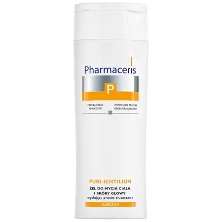 Pharmaceris P Puri-Ichtilium гель для мытья тела и кожи головы, регулирующий процесс отшелушивания, 250 мл
Pharmaceris P Puri-Ichtilium гель для мытья тела и кожи головы, регулирующий процесс отшелушивания, 250 мл