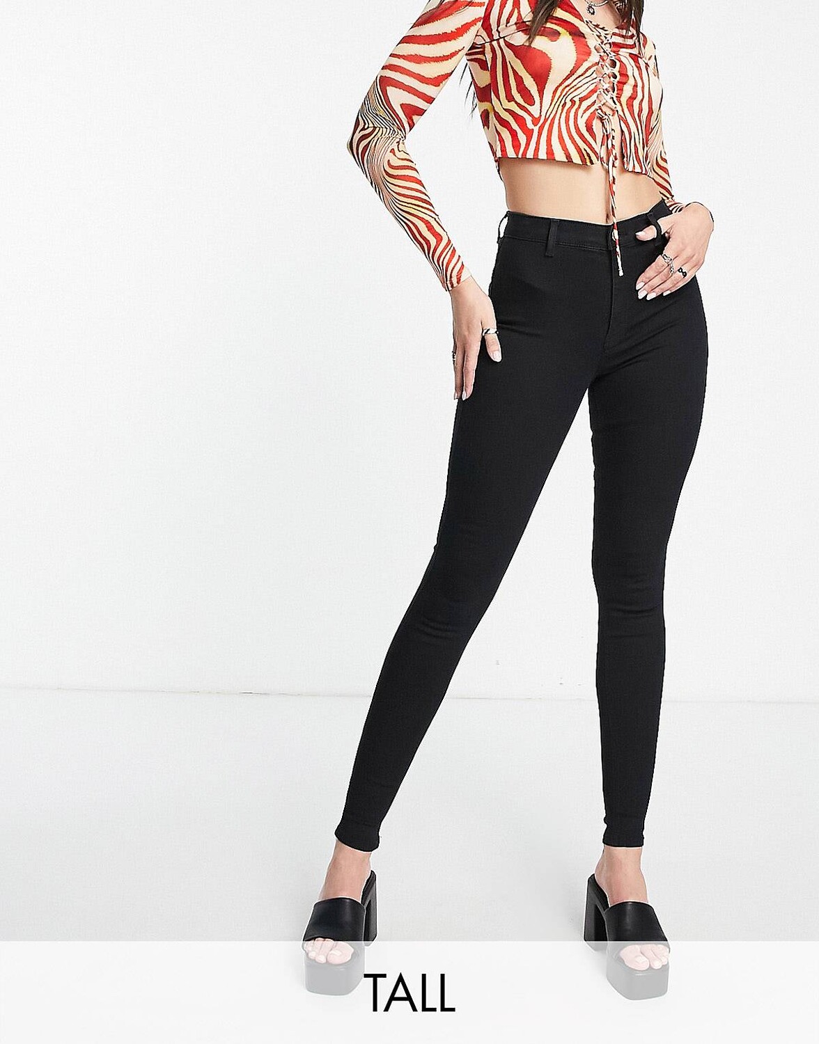 Черные джинсы Topshop Tall Joni
Черные джинсы Topshop Tall Joni