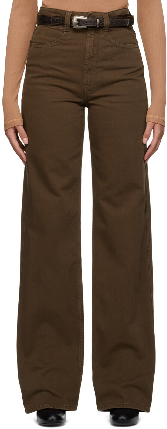 Коричневые джинсы прямого кроя LEMAIRE
Коричневые джинсы прямого кроя LEMAIRE