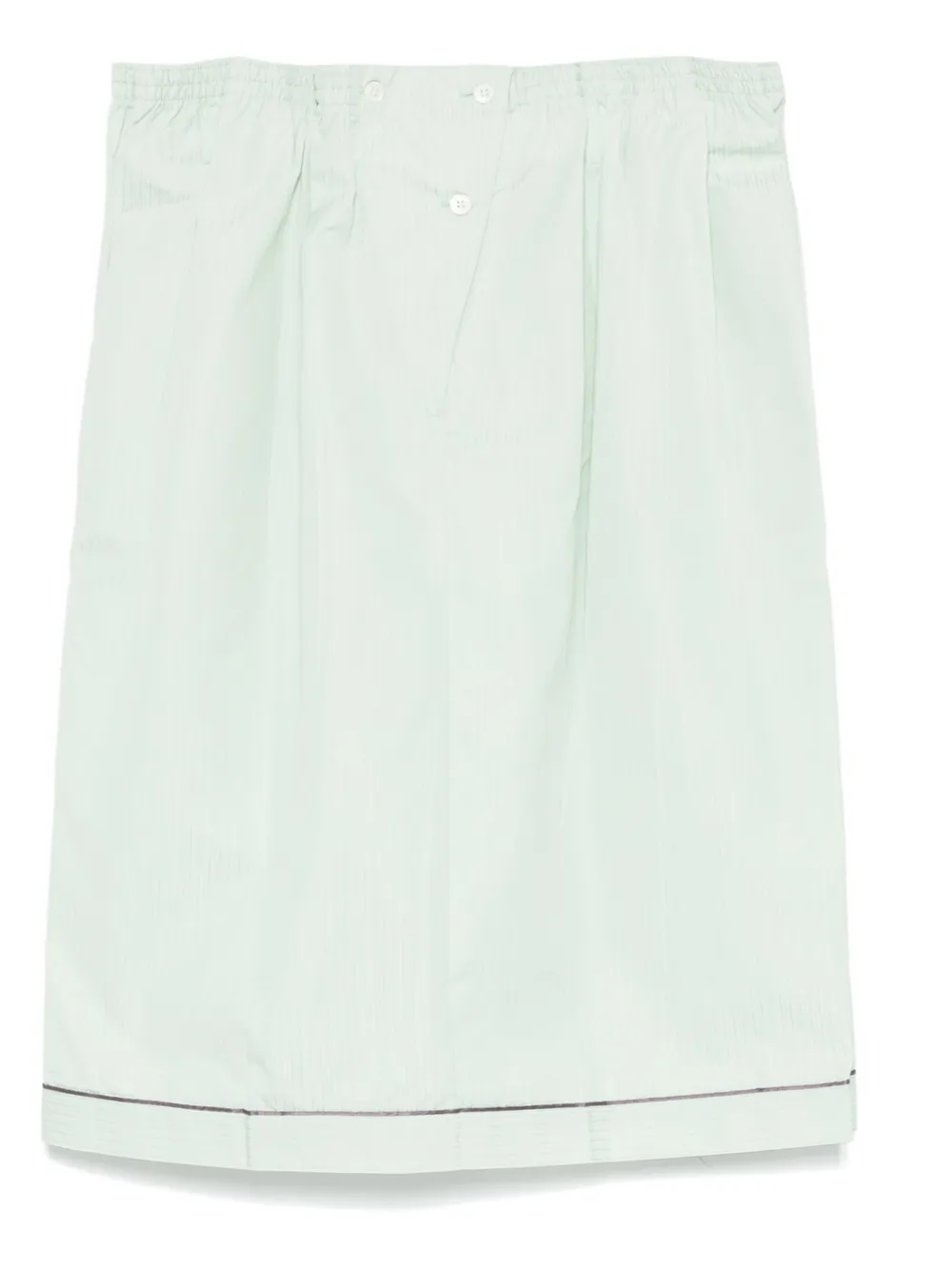 Юбка миди в тонкую полоску Prada, зеленый
Юбка миди в тонкую полоску Prada, зеленый