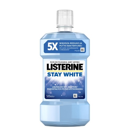 Ополаскиватель для полости рта Stay White - 500 мл Listerine
Ополаскиватель для полости рта Stay White - 500 мл Listerine