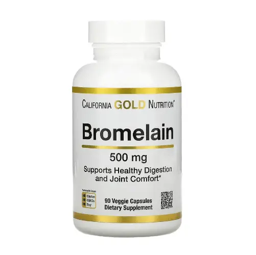 Бромелайн 500 мг 90 капсул California Gold Nutrition
Бромелайн 500 мг 90 капсул California Gold Nutrition