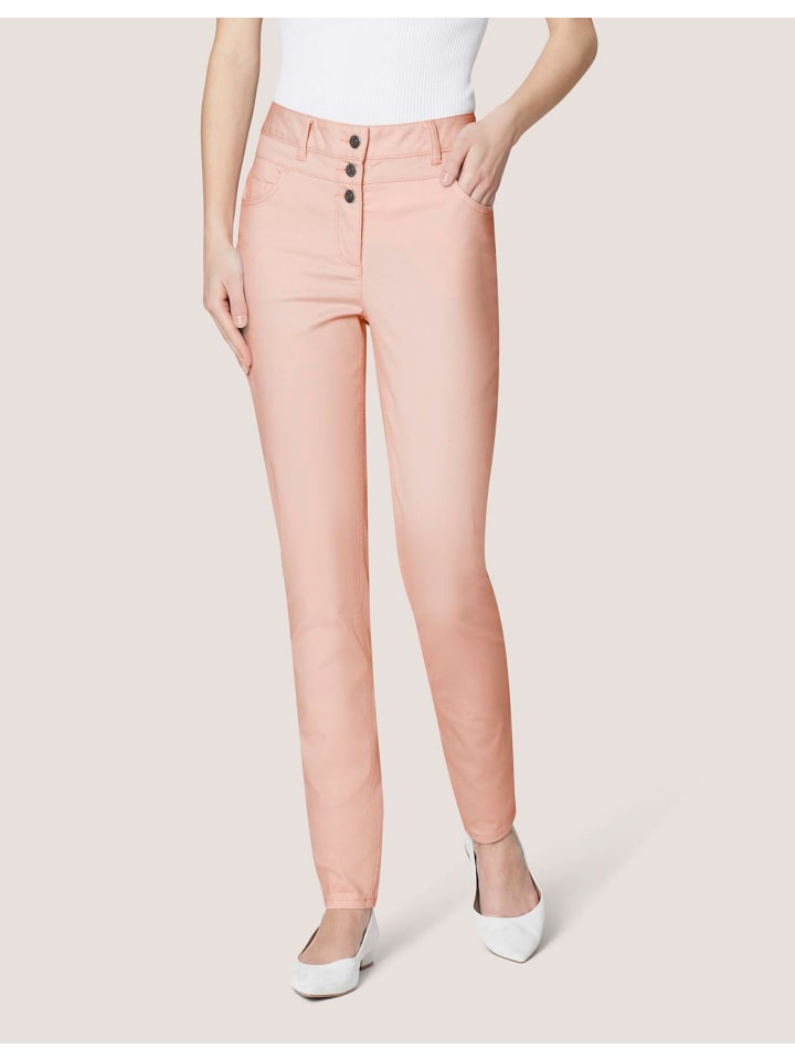 MADELEINE Джинсы с высокой талией из эластичной ткани нежно-розового цвета
MADELEINE Джинсы с высокой талией из эластичной ткани нежно-розового цвета