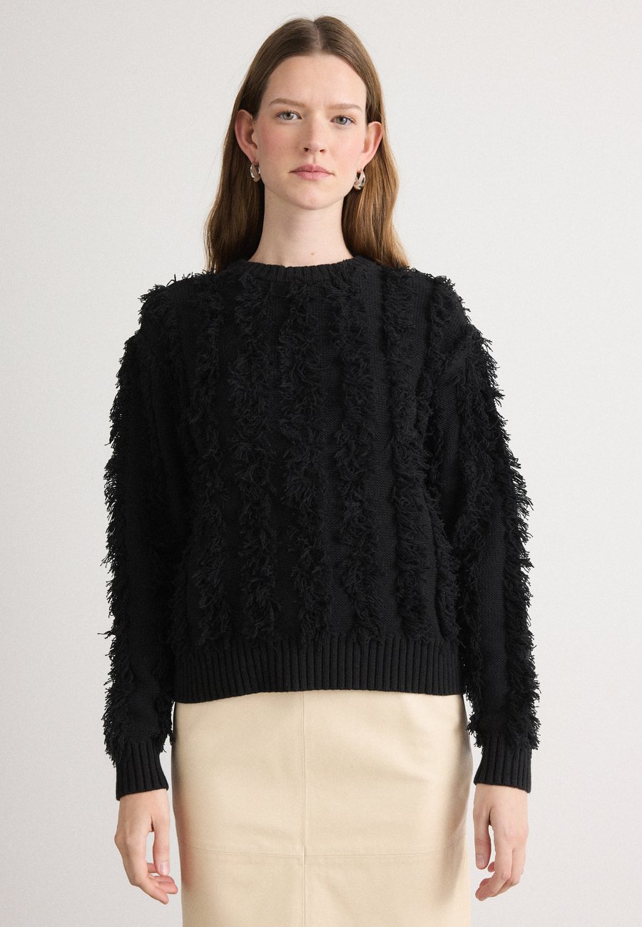 Джемпер DKNY LONG SLEEVE CREW NECK FRINGE STITCHING, Black
Джемпер DKNY LONG SLEEVE CREW NECK FRINGE STITCHING, Black