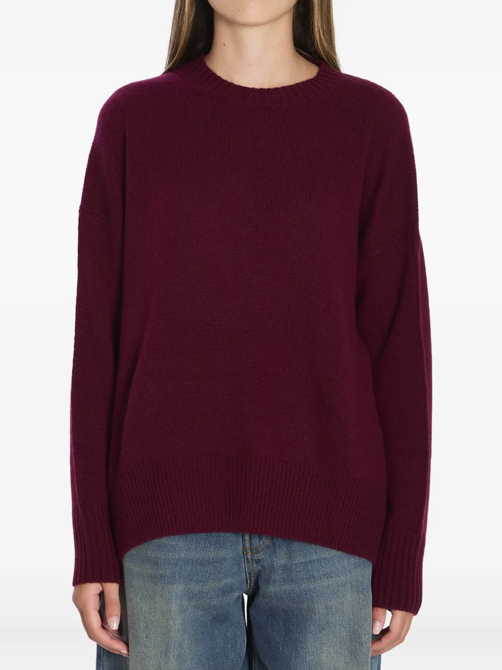 Кашемировый свитер в рубчик Allude, красный
Кашемировый свитер в рубчик Allude, красный