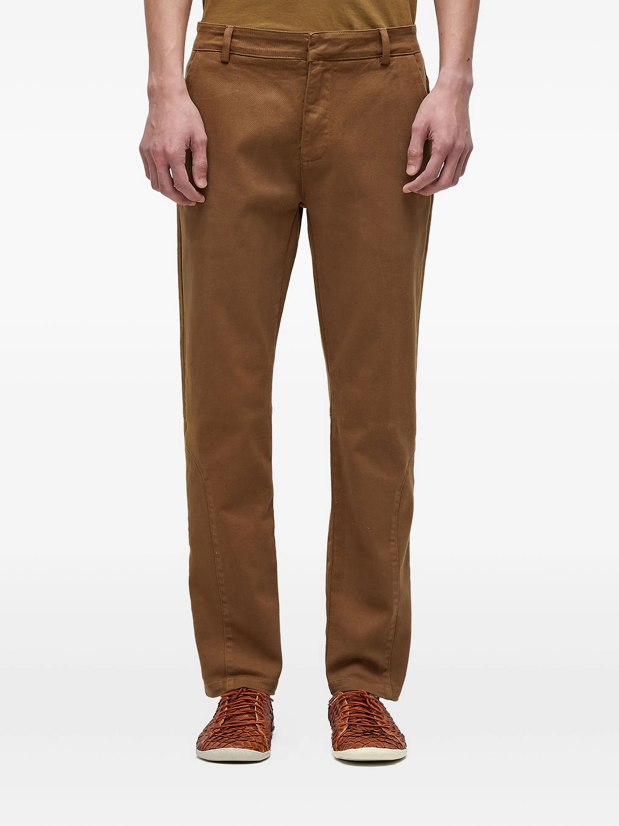 Брюки со шлевками для ремня Osklen, коричневый
Брюки со шлевками для ремня Osklen, коричневый