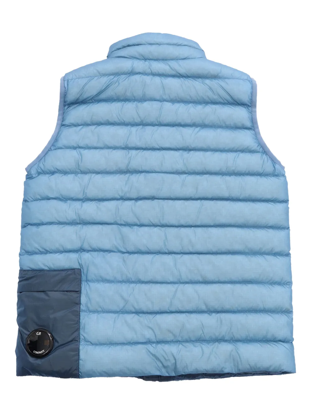 Стеганый жилет с карманом C.P. Company Kids, синий 
Стеганый жилет с карманом C.P. Company Kids, синий