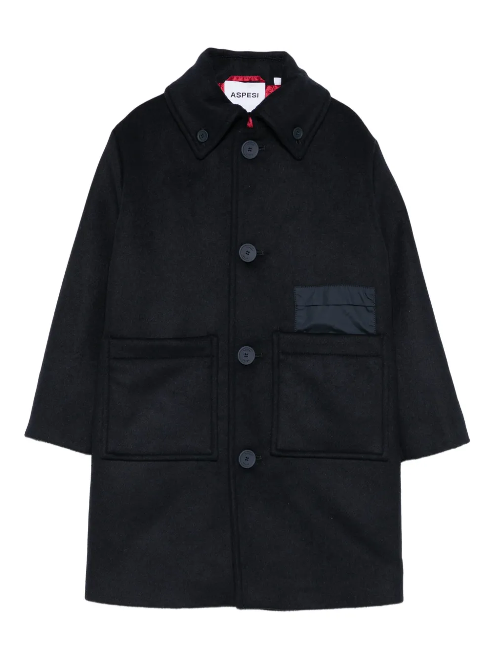 Пальто с накладными карманами Aspesi Kids, синий
Пальто с накладными карманами Aspesi Kids, синий