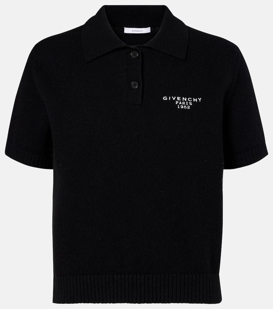 Шерстяной поло свитер с кашемиром Givenchy, Black
Шерстяной поло свитер с кашемиром Givenchy, Black