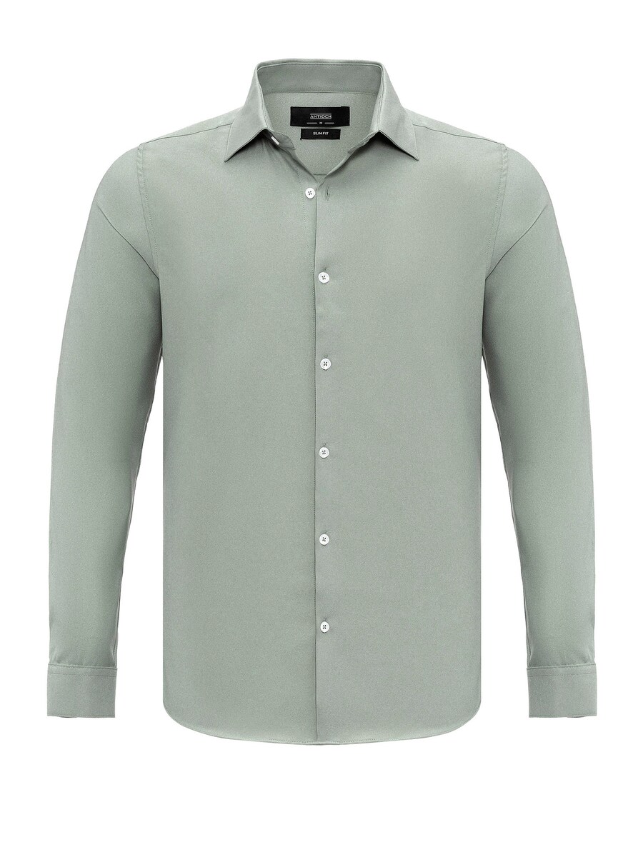 Повседневная рубашка Antioch Slim fit Button Up Shirt, оливковый 
Повседневная рубашка Antioch Slim fit Button Up Shirt, оливковый