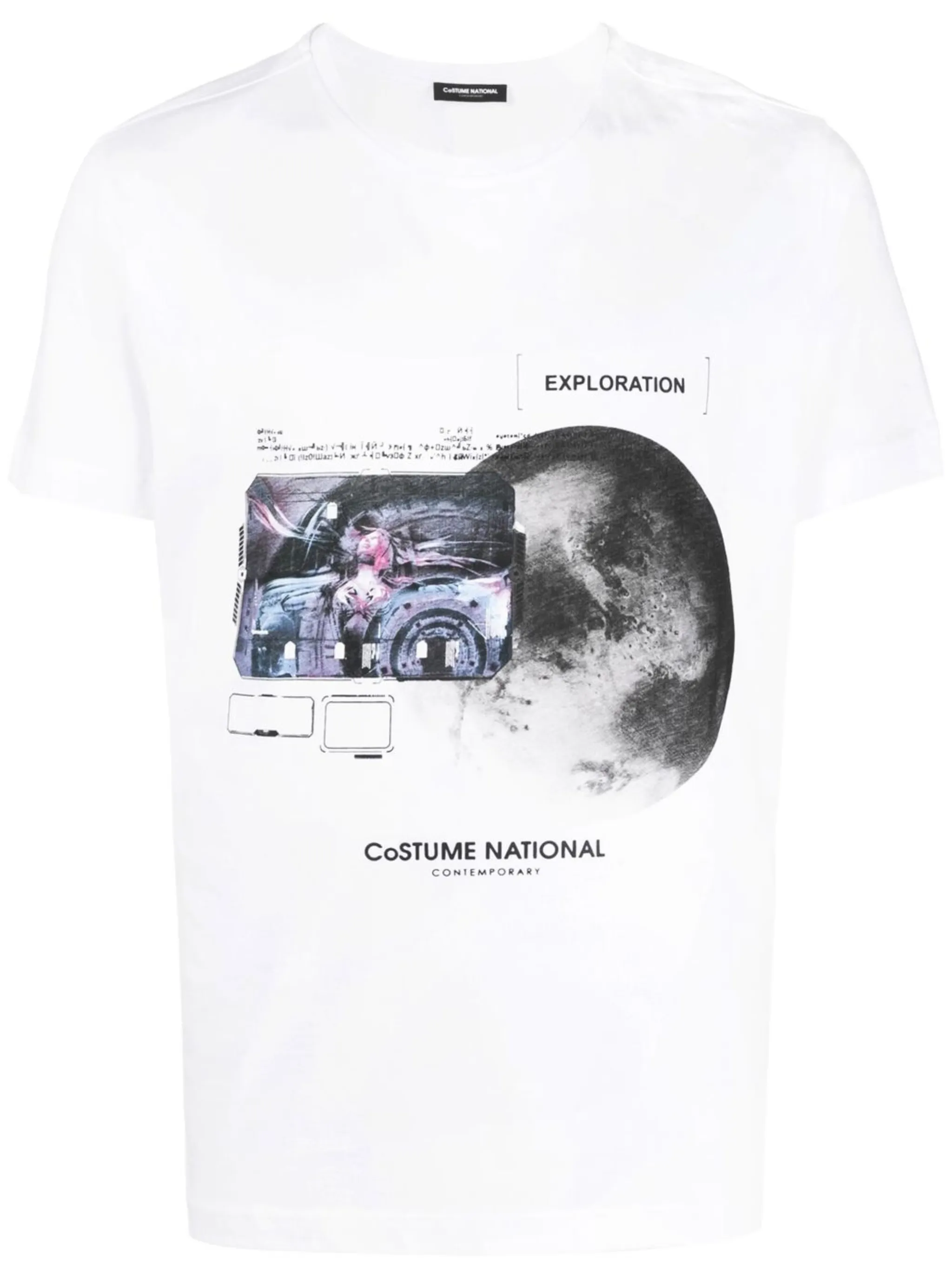 Футболка с графичным принтом Costume National Contemporary, белый
Футболка с графичным принтом Costume National Contemporary, белый