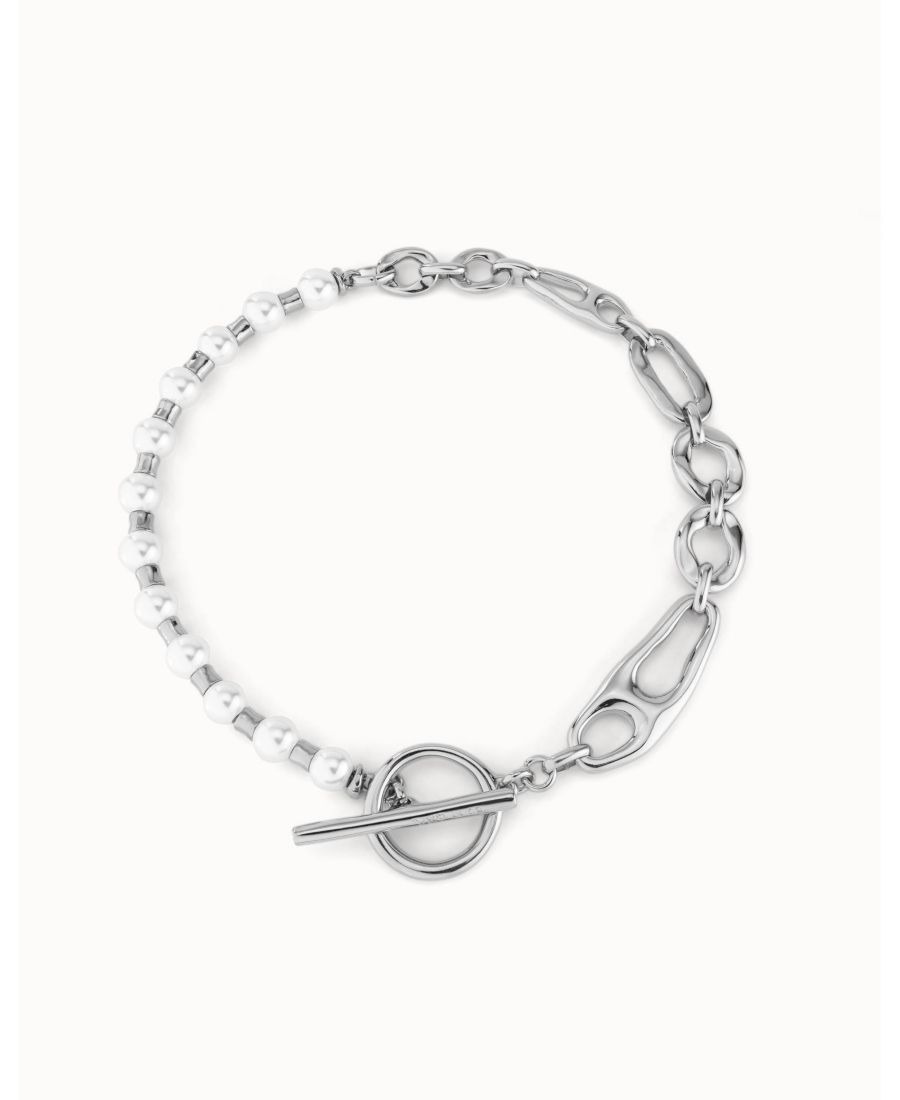 Колье из стерлингового серебра с культивированным жемчугом UNOde50, Silver
Колье из стерлингового серебра с культивированным жемчугом UNOde50, Silver