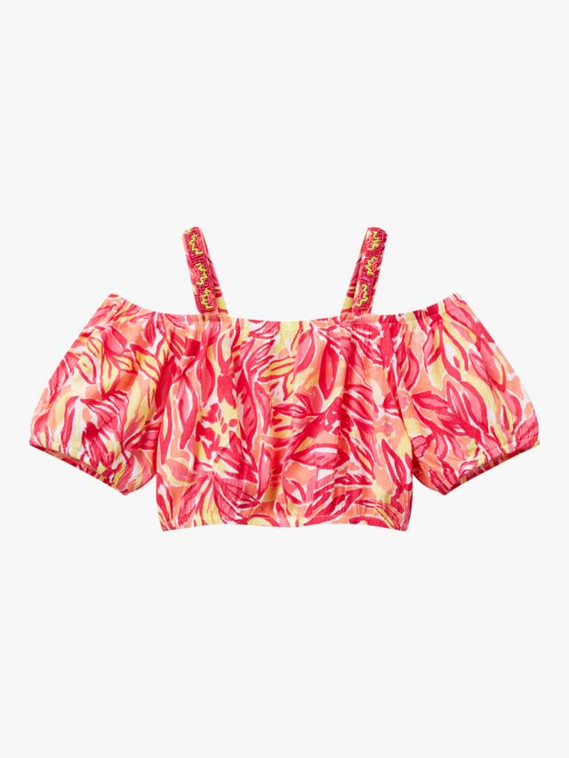 Детский топ с бисером и принтом на одно плечо Benetton, Multicolor
Детский топ с бисером и принтом на одно плечо Benetton, Multicolor