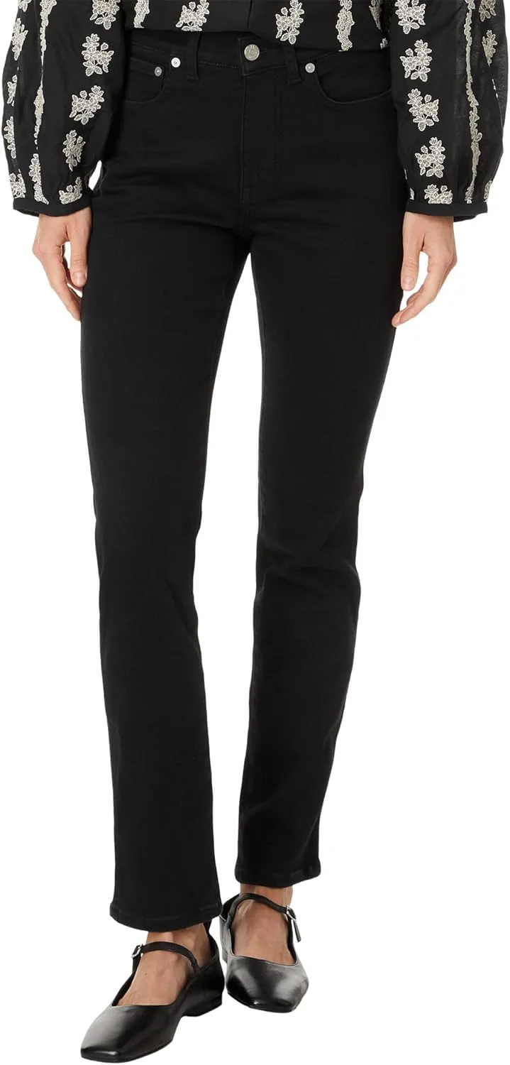 Madewell Women's Midrise Stovepipe в Black Rinse Wash
Madewell Women's Midrise Stovepipe в Black Rinse Wash