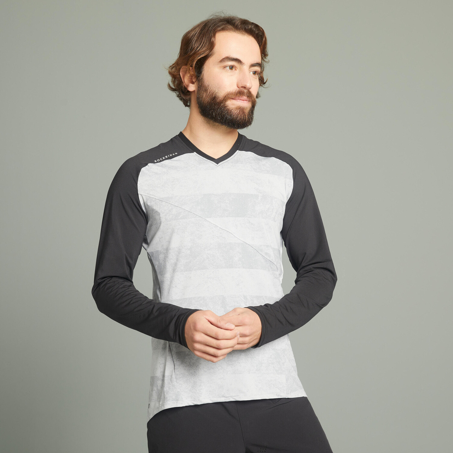 Велоджерси с длинными рукавами FEEL All Mountain серое Rockrider
Велоджерси с длинными рукавами FEEL All Mountain серое Rockrider