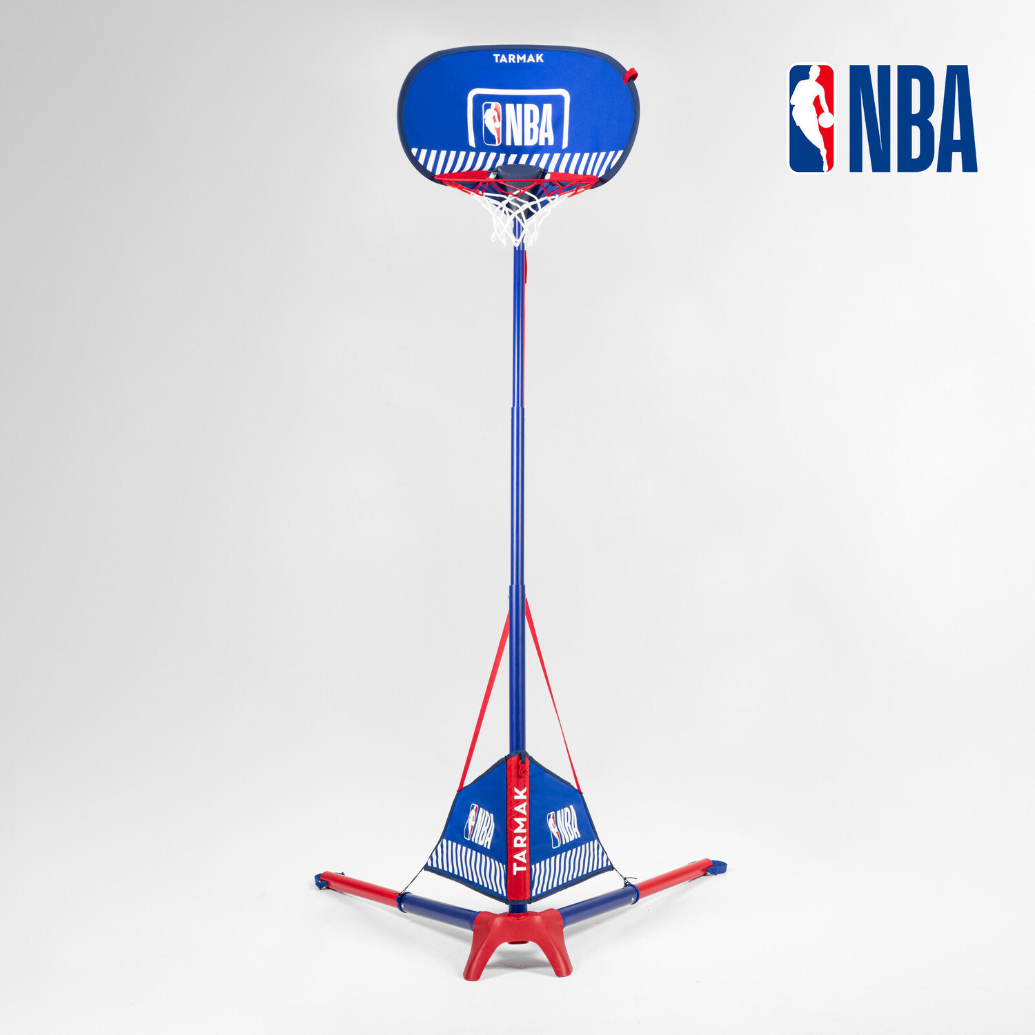 Система баскетбольных ворот с регулируемой базой от 1 м до 1,80 м Hoop 500 Easy NBA TARMAK, синий белый красный
Система баскетбольных ворот с регулируемой базой от 1 м до 1,80 м Hoop 500 Easy NBA TARMAK, синий белый красный