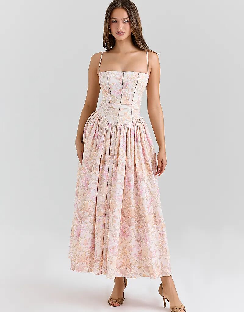 Сарафан-миди House of CB Ysabella из хлопка-стрейч с персиковым цветочным принтом и цветочным принтом
Сарафан-миди House of CB Ysabella из хлопка-стрейч с персиковым цветочным принтом и цветочным принтом