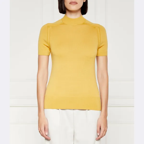 Облегающий свитер из шерсти мериноса Calvin Klein, оранжевый
Облегающий свитер из шерсти мериноса Calvin Klein, оранжевый