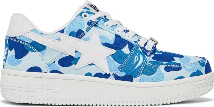 Кроссовки Bapesta Low 20th Anniversary - Blue ABC Camo, синий 
Кроссовки Bapesta Low 20th Anniversary - Blue ABC Camo, синий