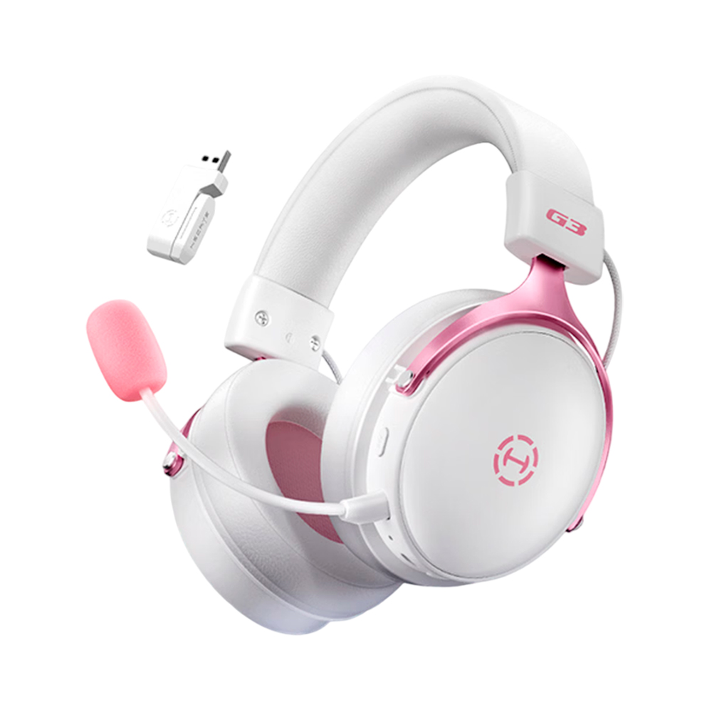 Игровая гарнитура Edifier Hecate G3 Wireless, белый/розовый
Игровая гарнитура Edifier Hecate G3 Wireless, белый/розовый