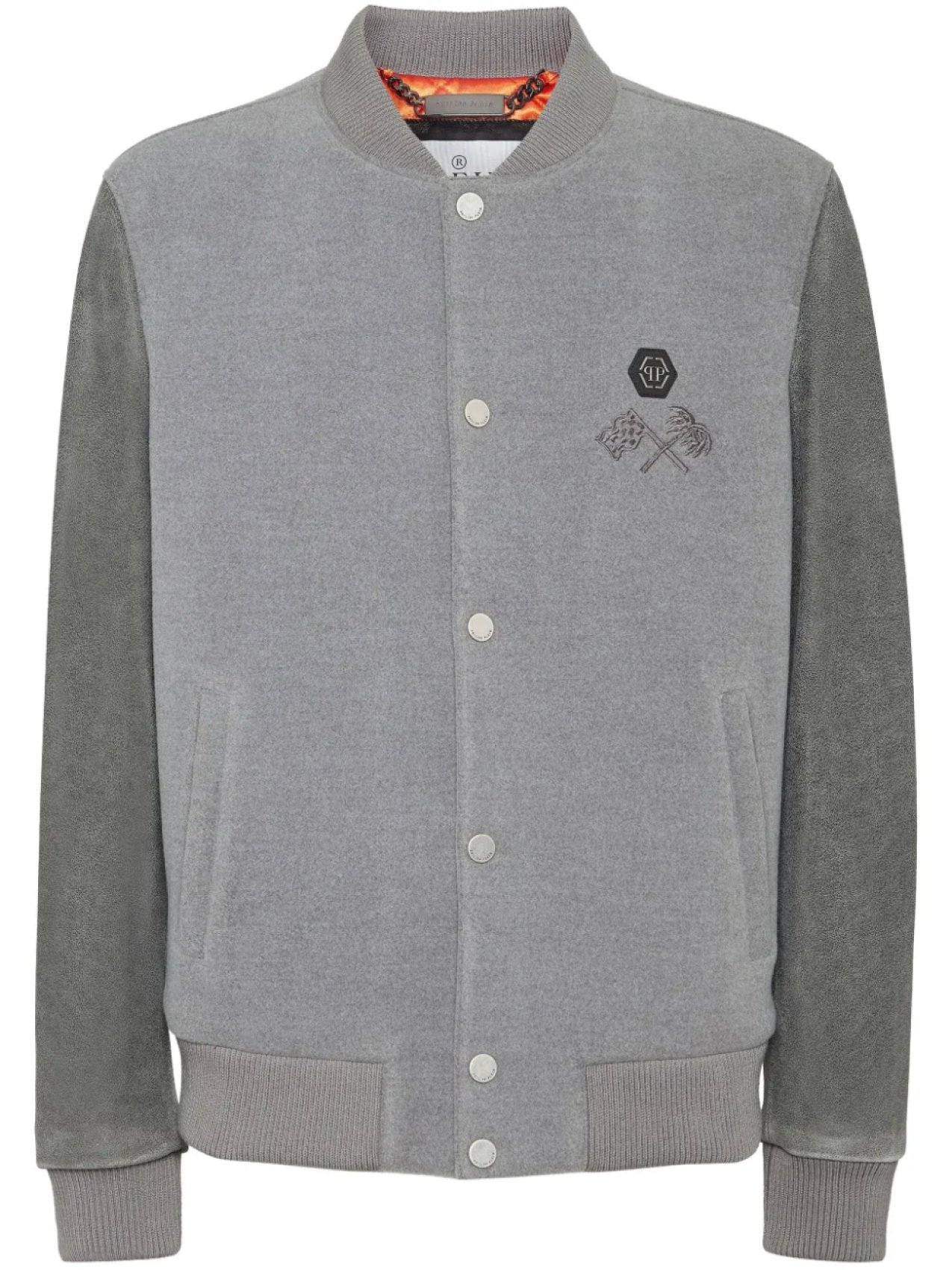 Бомбер Plein Club Philipp Plein, серый
Бомбер Plein Club Philipp Plein, серый