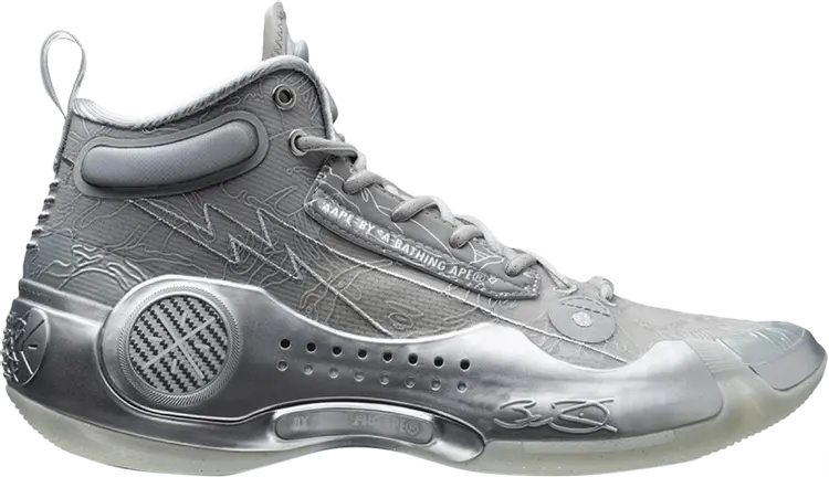 Кроссовки AAPE x Way Of Wade 10 10th Anniversary, серебряный, Серый, Кроссовки AAPE x Way Of Wade 10 10th Anniversary, серебряный
Кроссовки AAPE x Way Of Wade 10 10th Anniversary, серебряный, Серый, Кроссовки AAPE x Way Of Wade 10 10th Anniversary, серебряный