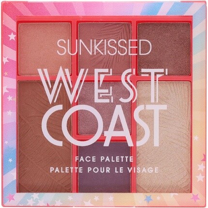 Палитра West Coast для лица и глаз с 7 оттенками Sunkissed 
Палитра West Coast для лица и глаз с 7 оттенками Sunkissed