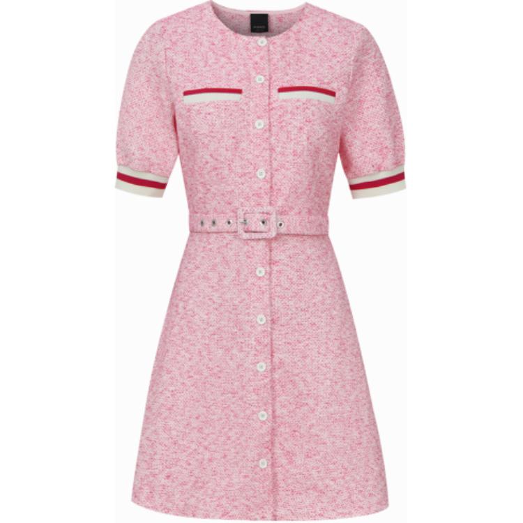 PINKO SS25 платье с короткими рукавами Women's Pink
PINKO SS25 платье с короткими рукавами Women's Pink