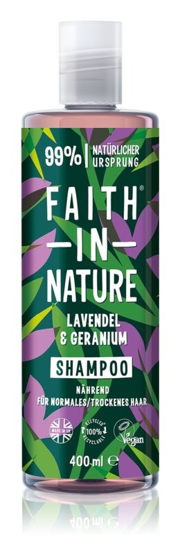 Натуральный шампунь для нормальных и сухих волос Faith In Nature Lavender & Geranium
Натуральный шампунь для нормальных и сухих волос Faith In Nature Lavender & Geranium