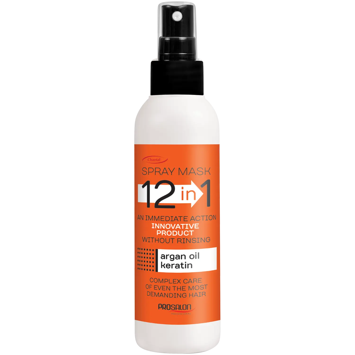 Prosalon 12w1 многофункциональная маска-спрей для волос, 150 г
Prosalon 12w1 многофункциональная маска-спрей для волос, 150 г