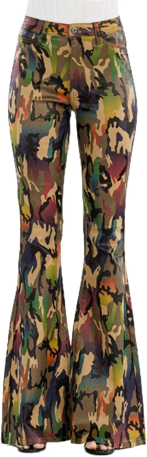 Джинсы JC JQ High Waist Stretch Abstract Camouflage Flared
Джинсы JC JQ High Waist Stretch Abstract Camouflage Flared