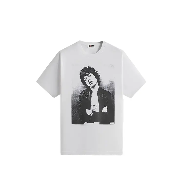 Футболка The Rolling Stones с фото Мика Джаггера винтажная KITH, белый
Футболка The Rolling Stones с фото Мика Джаггера винтажная KITH, белый