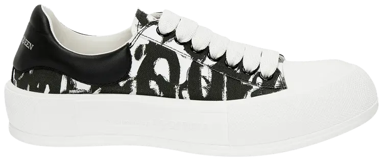 Кроссовки Alexander McQueen Deck Plimsoll 'Graffiti - Black White', черный
Кроссовки Alexander McQueen Deck Plimsoll 'Graffiti - Black White', черный