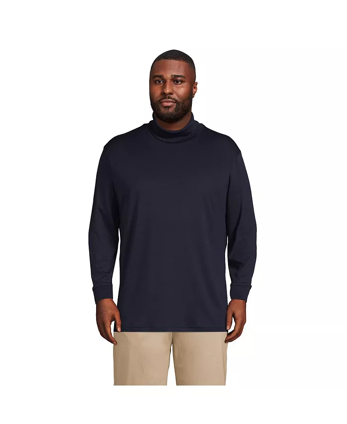 Футболка-водолазка из хлопка Supima больших размеров Lands' End, синий
Футболка-водолазка из хлопка Supima больших размеров Lands' End, синий