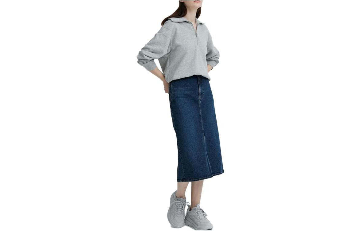 Джинсовое платье женское темно-синее Uniqlo
Джинсовое платье женское темно-синее Uniqlo