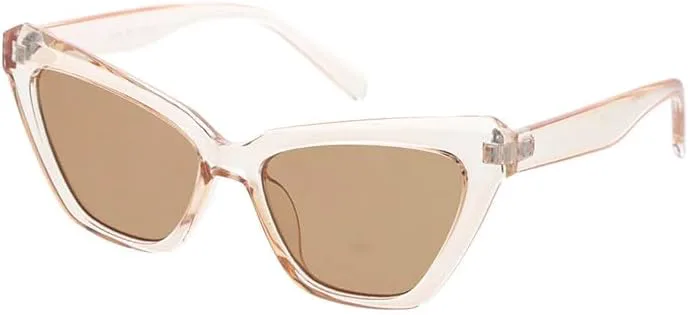 Солнцезащитные очки Eva Slim Cat-Eye с заостренными линзами в стиле ретро — черная, черепаховая или полупрозрачная персиковая оправа Fashion Culture, Peach
Солнцезащитные очки Eva Slim Cat-Eye с заостренными линзами в стиле ретро — черная, черепаховая или полупрозрачная персиковая оправа Fashion Culture, Peach