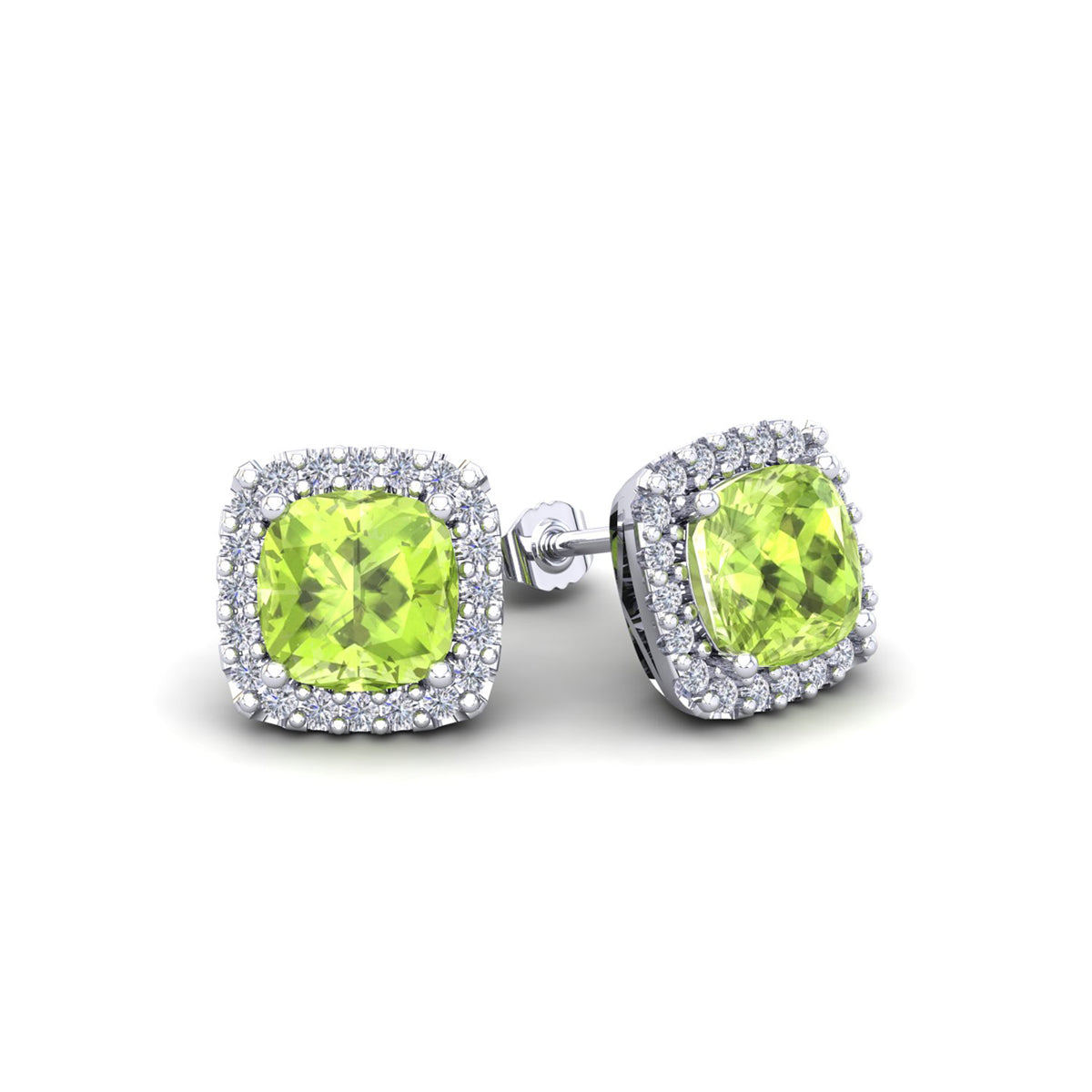 Серьги с драгоценными камнями огранки «кушон» 2 1/4 карата и бриллиантами в форме ореола из стерлингового серебра Superjeweler, Peridot
Серьги с драгоценными камнями огранки «кушон» 2 1/4 карата и бриллиантами в форме ореола из стерлингового серебра Superjeweler, Peridot