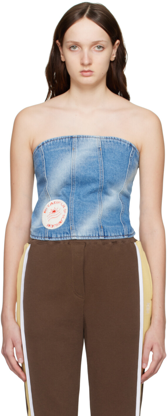 Синее джинсовое бюстье с эффектом потертости Kijun, Коричневый, Синее джинсовое бюстье с эффектом потертости Kijun
Синее джинсовое бюстье с эффектом потертости Kijun, Коричневый, Синее джинсовое бюстье с эффектом потертости Kijun