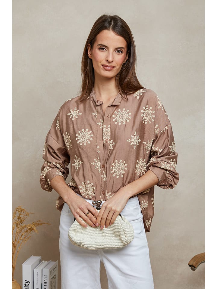 Блузка Tidji Plume, светло-коричневый
Блузка Tidji Plume, светло-коричневый