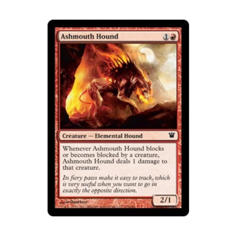 CCG Эшмутовая гончая (C) (Рольга), MTG - Innistrad
CCG Эшмутовая гончая (C) (Рольга), MTG - Innistrad