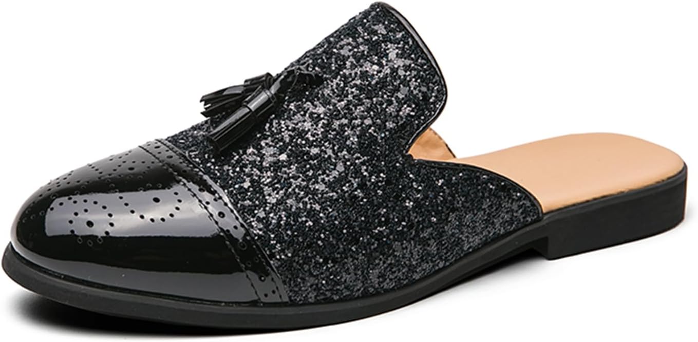 Мужские тапочки Abborora, модные слипоны, лоферы из искусственной кожи, формальная и повседневная обувь, сандалии с открытой пяткой, черный
Мужские тапочки Abborora, модные слипоны, лоферы из искусственной кожи, формальная и повседневная обувь, сандалии с открытой пяткой, черный