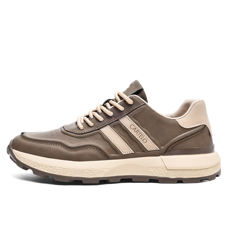CARTELO Мужские низкие кеды повседневные хаки, цвет Khaki
CARTELO Мужские низкие кеды повседневные хаки, цвет Khaki