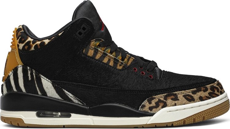 Кроссовки Air Jordan 3 Retro SE Animal Instinct, черный 
Кроссовки Air Jordan 3 Retro SE Animal Instinct, черный
