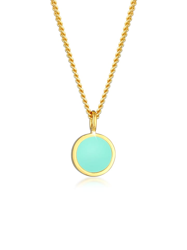 Elli Колье из серебра 925 пробы с геометрическим узором и золотым диском
Elli Колье из серебра 925 пробы с геометрическим узором и золотым диском