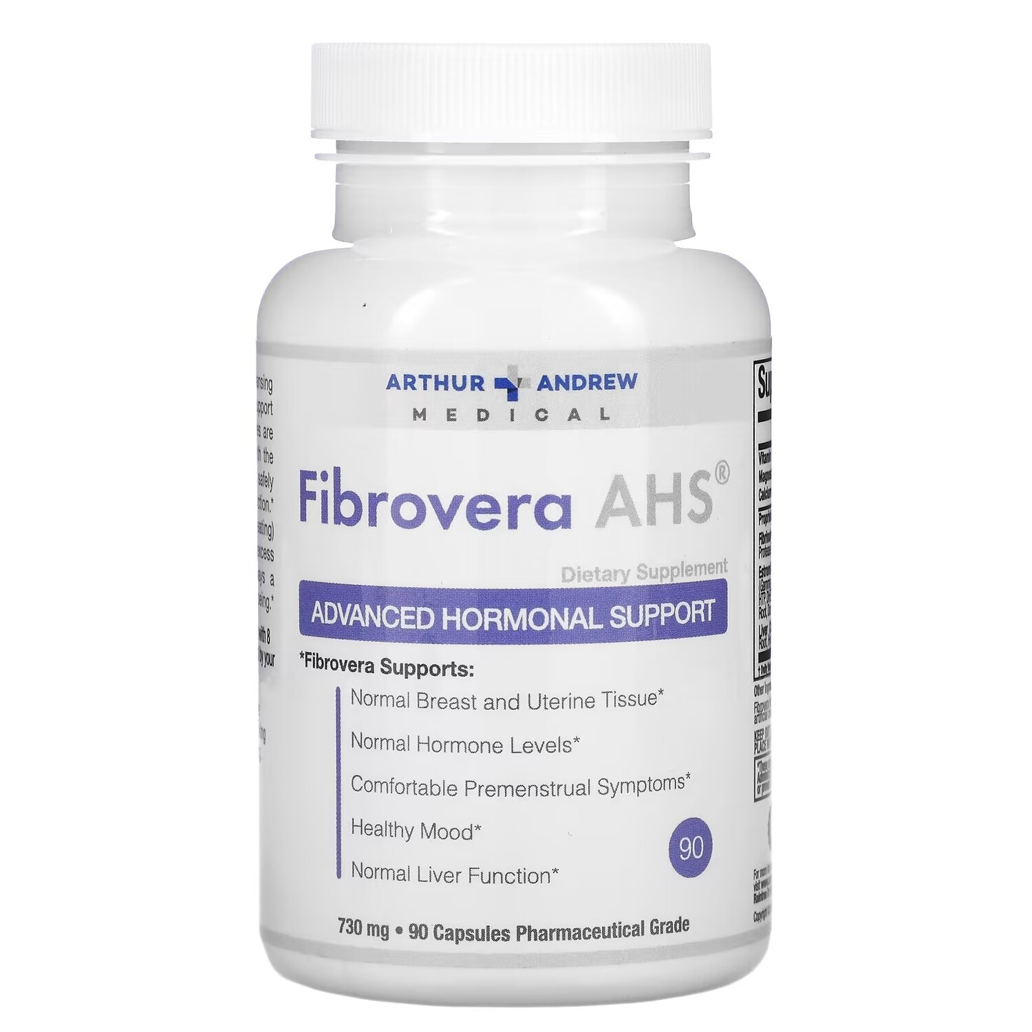 Улучшенная Поддержка Гормонов Arthur Andrew Medical FibroVera AHS, 90 капсул
Улучшенная Поддержка Гормонов Arthur Andrew Medical FibroVera AHS, 90 капсул