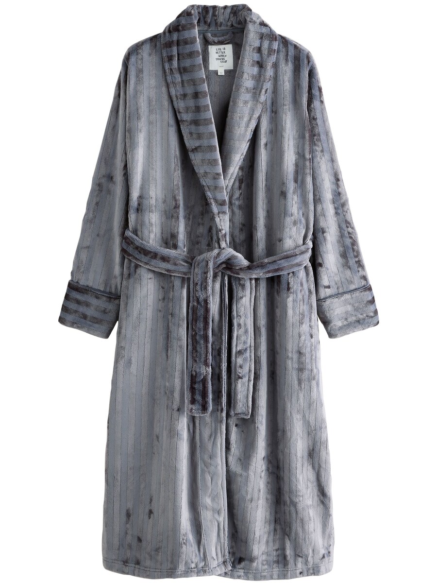 Длинный халат Next, серый/темно-серый
Длинный халат Next, серый/темно-серый