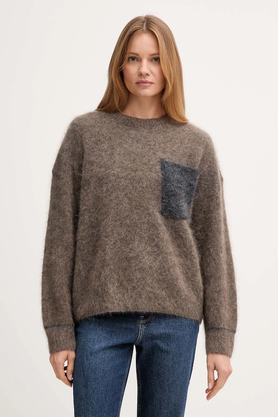 Шерстяной свитер ALILA Mos Mosh, коричневый
Шерстяной свитер ALILA Mos Mosh, коричневый