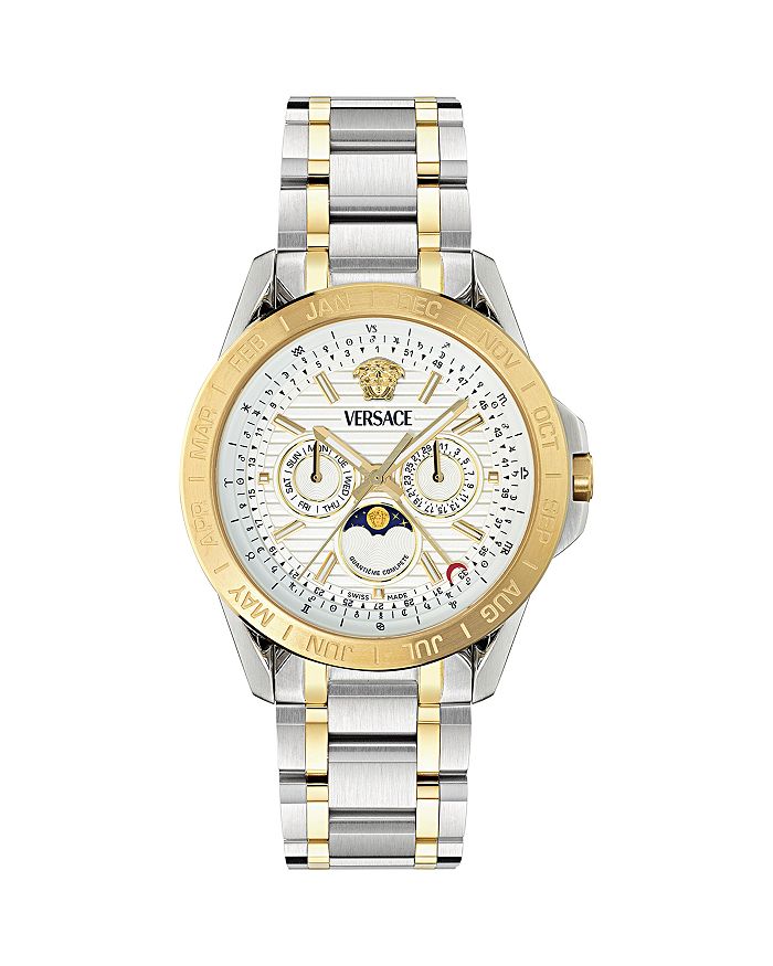 V-Galaxy Moonphase Watch, 43mm – Часы V-Galaxy с индикатором лунных фаз, 43 мм Versace, мультиколор
V-Galaxy Moonphase Watch, 43mm – Часы V-Galaxy с индикатором лунных фаз, 43 мм Versace, мультиколор