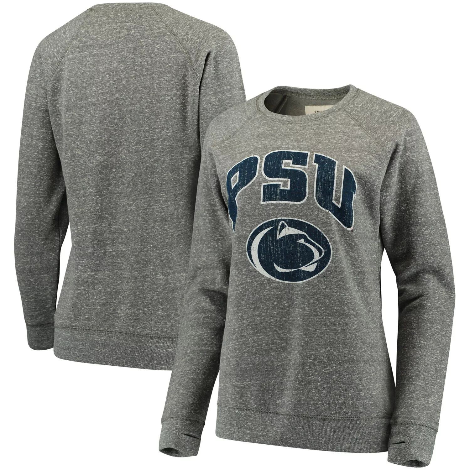 Женский серый свитшот с принтом Pressbox Penn State Nittany Lions Edith Knobi
Женский серый свитшот с принтом Pressbox Penn State Nittany Lions Edith Knobi