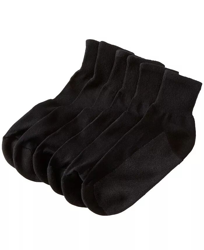 Мужские носки длиной 1/4 дюйма с мягкой подошвой, 6 пар KingSize, черный
Мужские носки длиной 1/4 дюйма с мягкой подошвой, 6 пар KingSize, черный